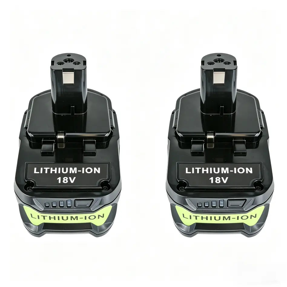 2-Pack,Ryobi Replacement Battery，Ryobi 18V Battery，Ryobi 4Ah Battery，Ryobi ONE+ Battery,18V, 8.0AH, Large Capacity, Long Battery Life, Suitable for Decoration, Cutting, Drilling, Construction, DIY Crafts, and Is Compatible with Pbp,Model. High Replacement