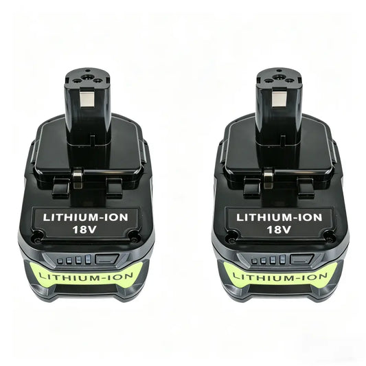 2-Pack,Ryobi Replacement Battery，Ryobi 18V Battery，Ryobi 4Ah Battery，Ryobi ONE+ Battery,18V, 8.0AH, Large Capacity, Long Battery Life, Suitable for Decoration, Cutting, Drilling, Construction, DIY Crafts, and Is Compatible with Pbp,Model. High Replacement